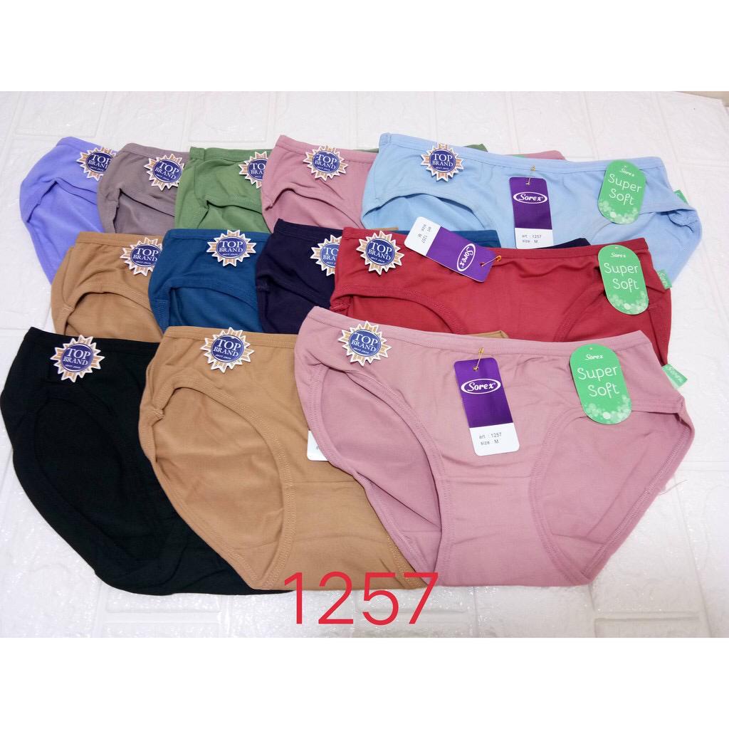 CD SOREX 1257 BAHAN SUPER SOFT CELANA DALAM WANITA CD SOREX ASLI BAHAN OKE NYAMAN BUAT UNTUK SEHARI HARI SUPER LEMBUT SIZE M L XL XXL