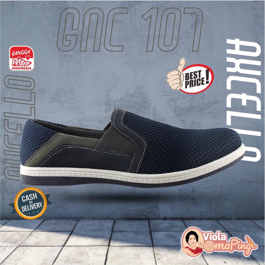 Axcello GNC 107 - Sepatu Sneakers Casual Sport Sekolah Pria Wanita Axcello Original