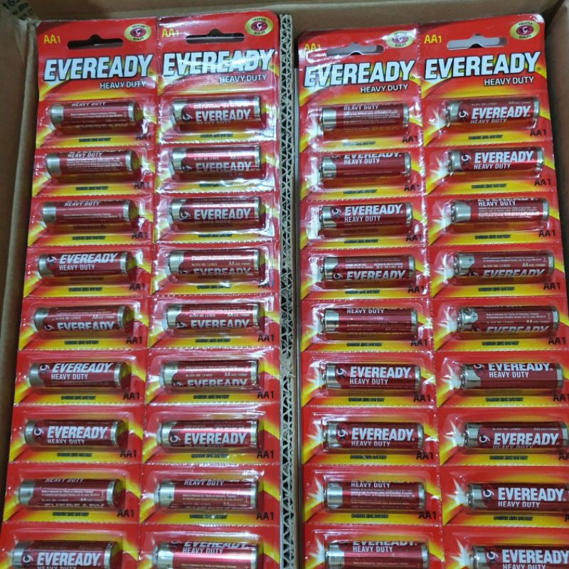 (Eveready) BATERAI/BATTERY/BATTERAI/BATRE EVEREADY AA /AAA MURAH PROMO (Eveready) 1 Baterai