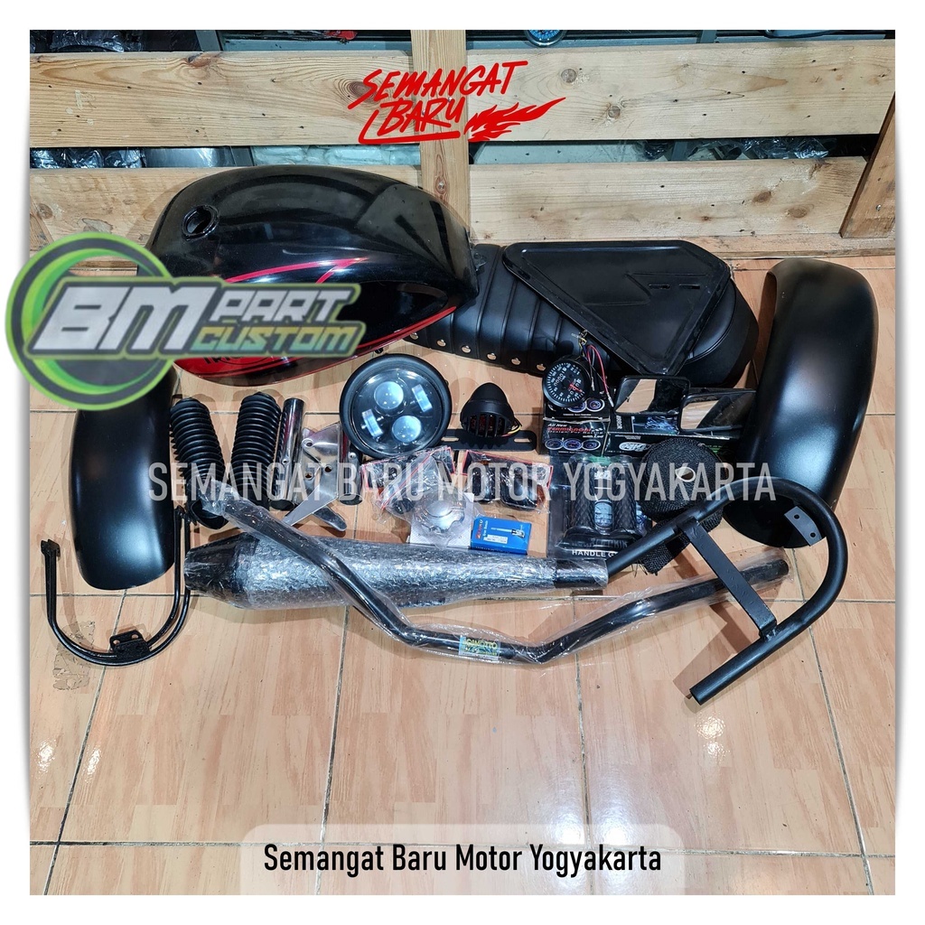 Paket Japstyle Triumph | sparepart japstyle megapro mono , scorpio , thunder middle