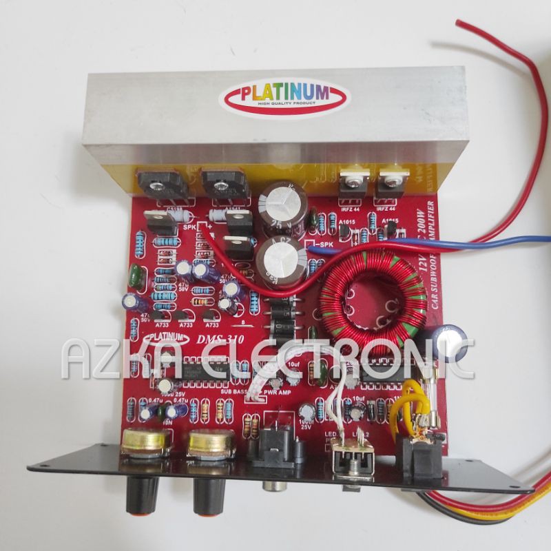 Kit Power Amplifier Subwoofer Monoblok  Mobil DMS 310