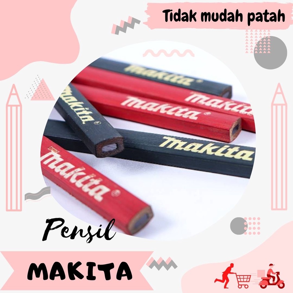 

PENSIL TUKANG kayu Bagus, Pensil Makita,Pensil Bangunan, Pensil Gesek, Pensil murah untuk bangunan.