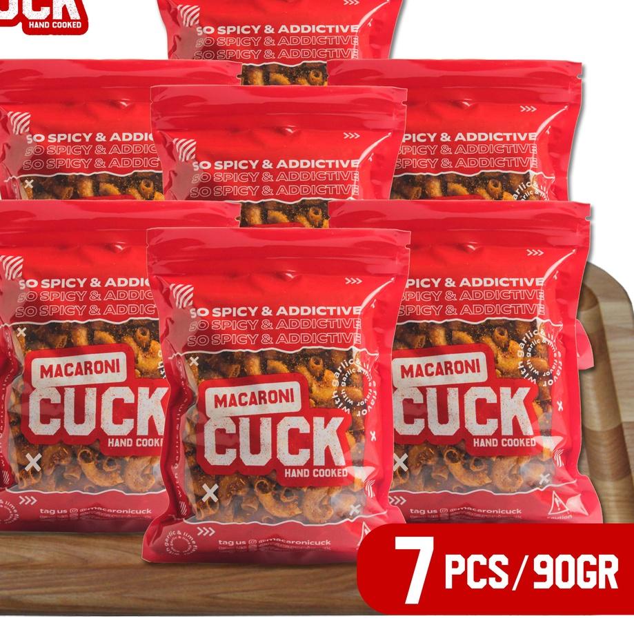 

[KODE SNNDO] Makaroni Pedas Cuck 7 Pcs kemasan 90 gram