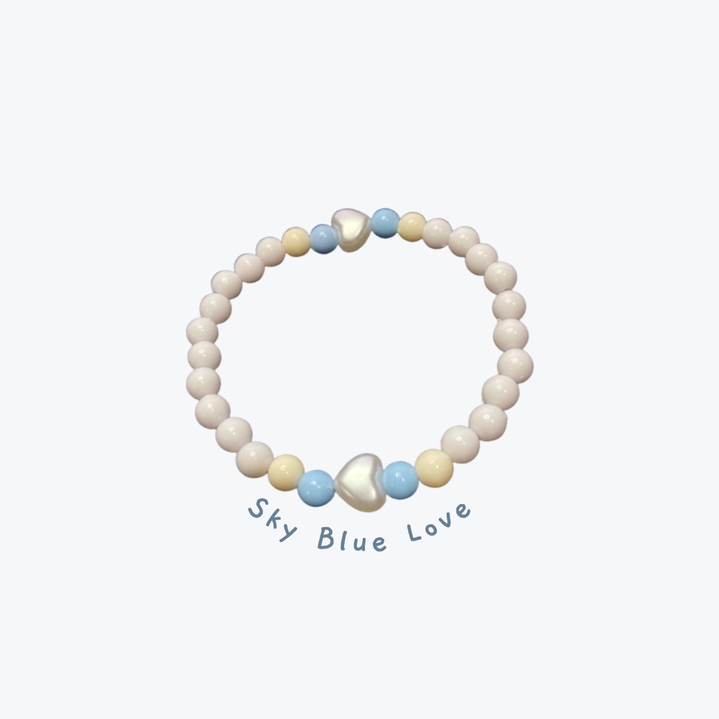 gelang manik manik | beads bracelet | gelang korea | gelang murah | love series