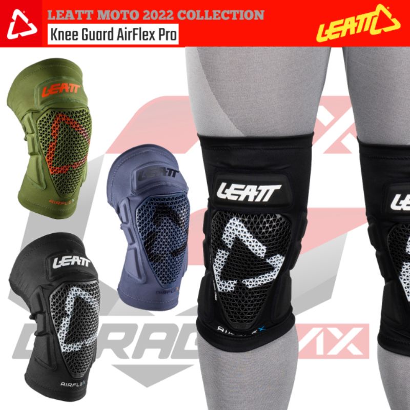 KNEE GUARD LEATT AIRFLEX PRO.DEKER.PELINDUNG LUTUT.KNEE PROTECTOR.MTB.DOWNHILL.MOTOCROSS.TRAIL