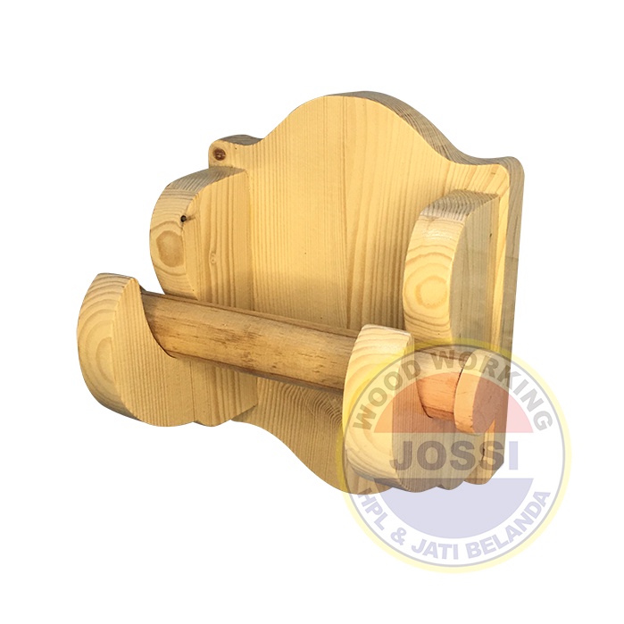 Tempat Tisu Gulung Roll Dekoratif Kayu Jati Belanda
