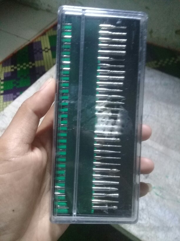 30 Set Mata Bor Ukir / Mini Drill Carving Tools Kayu, Besi Kaca Cincin Piring Arkilik Dll