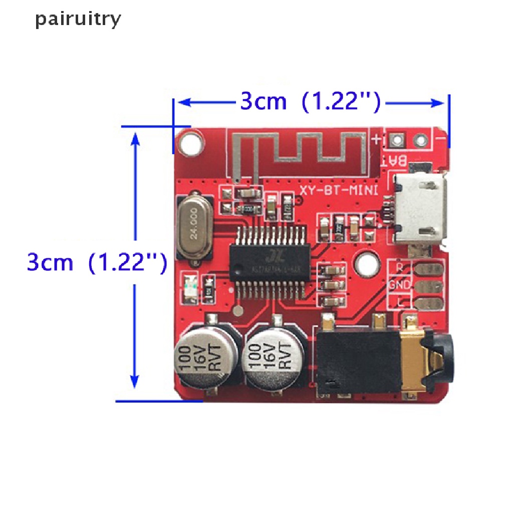 Prt Vhm-314 Papan Receiver Audio Bluetooth 5.0 Mp3 Lossless Decoder DIY PRT