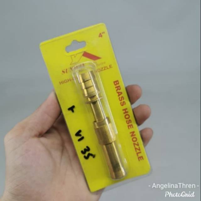 Semprotan Steam Kuningan 4inch / keran penyemprot air