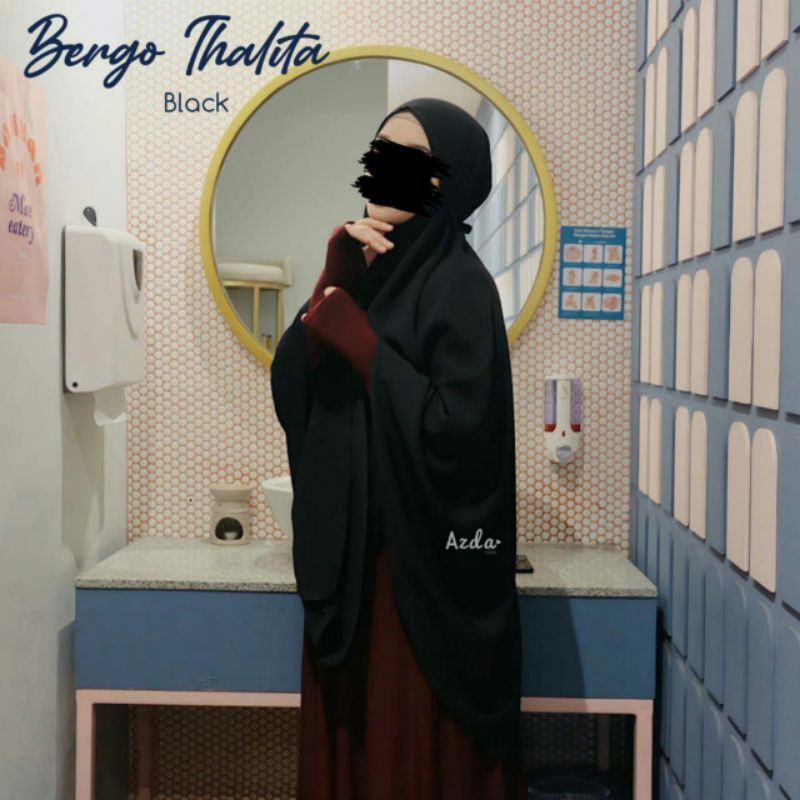 Bergo Talita by azda khimar syari kerudung syari jumbo jilbab non pad