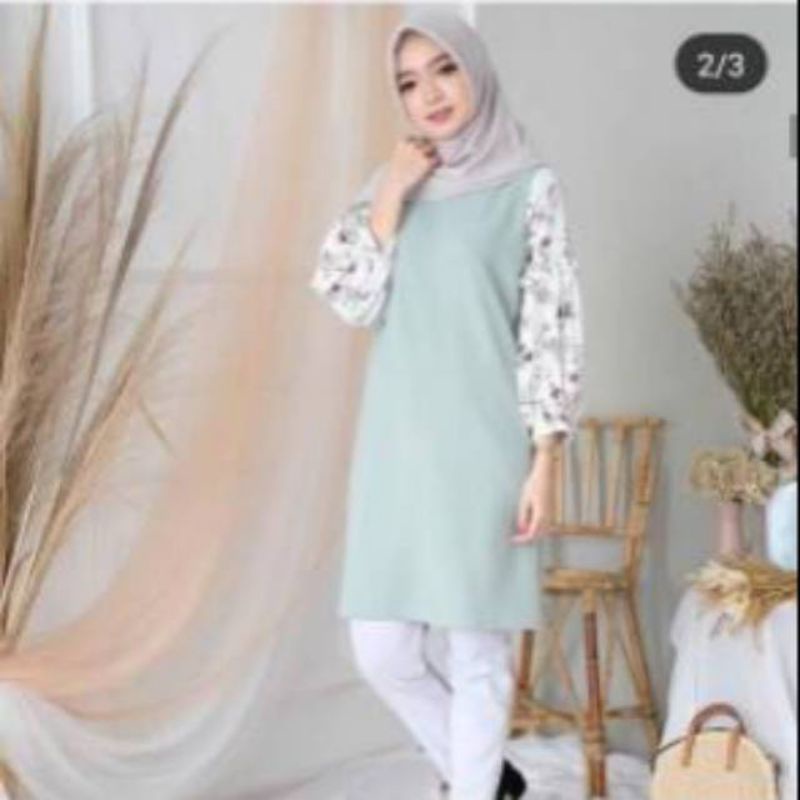 Yesi tunik atasan wanita fashion muslim