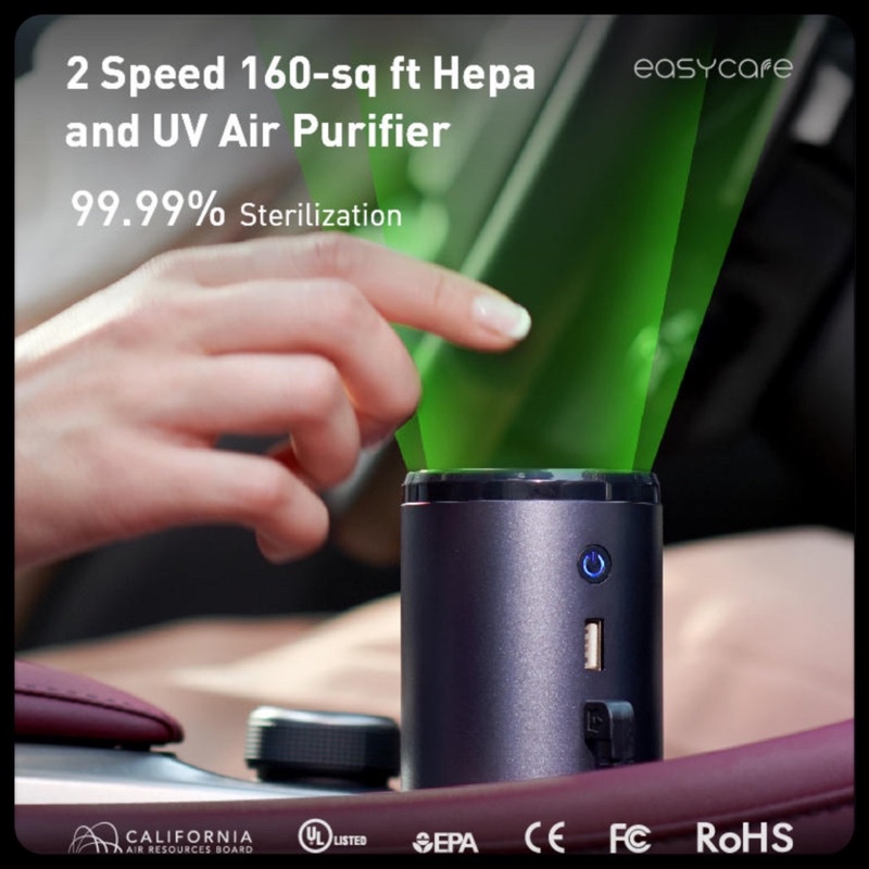 AIR PURIFIER HEPA 13 PORTABLE UVC UVA PEMBERSIH UDARA ORIGINAL