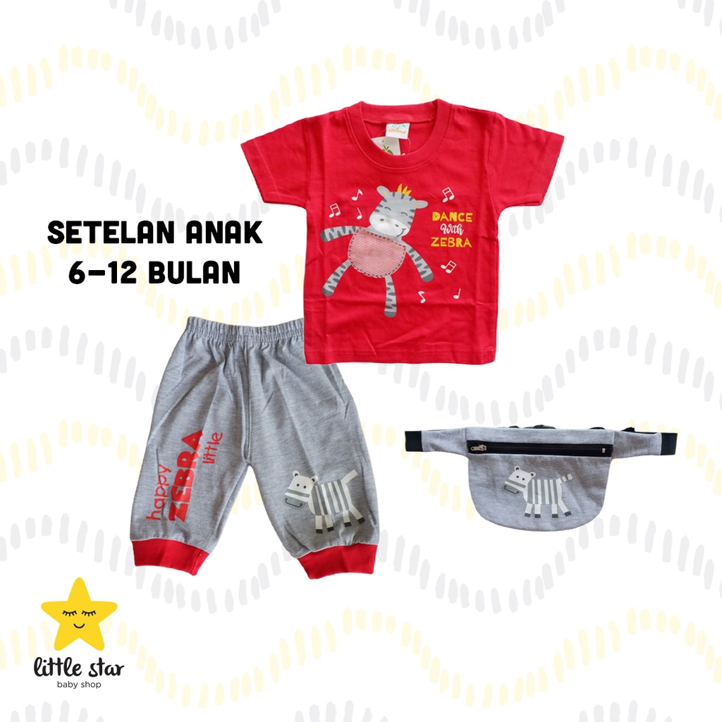 Coconut Setelan Anak Cowok | Set Baju Tas Anak Cowok