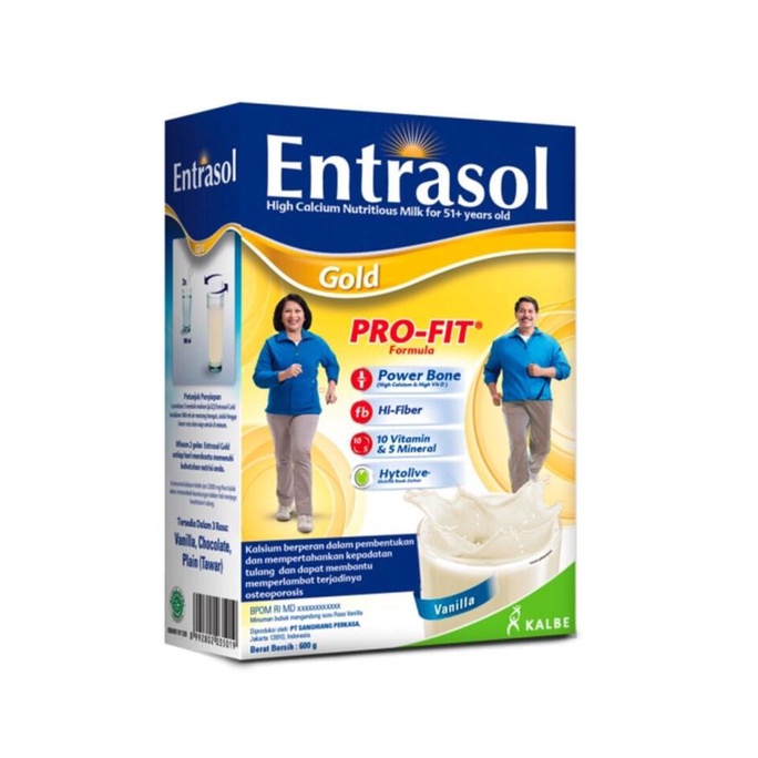 

[COD] Entrasol Gold Vanila 600gr [COD]