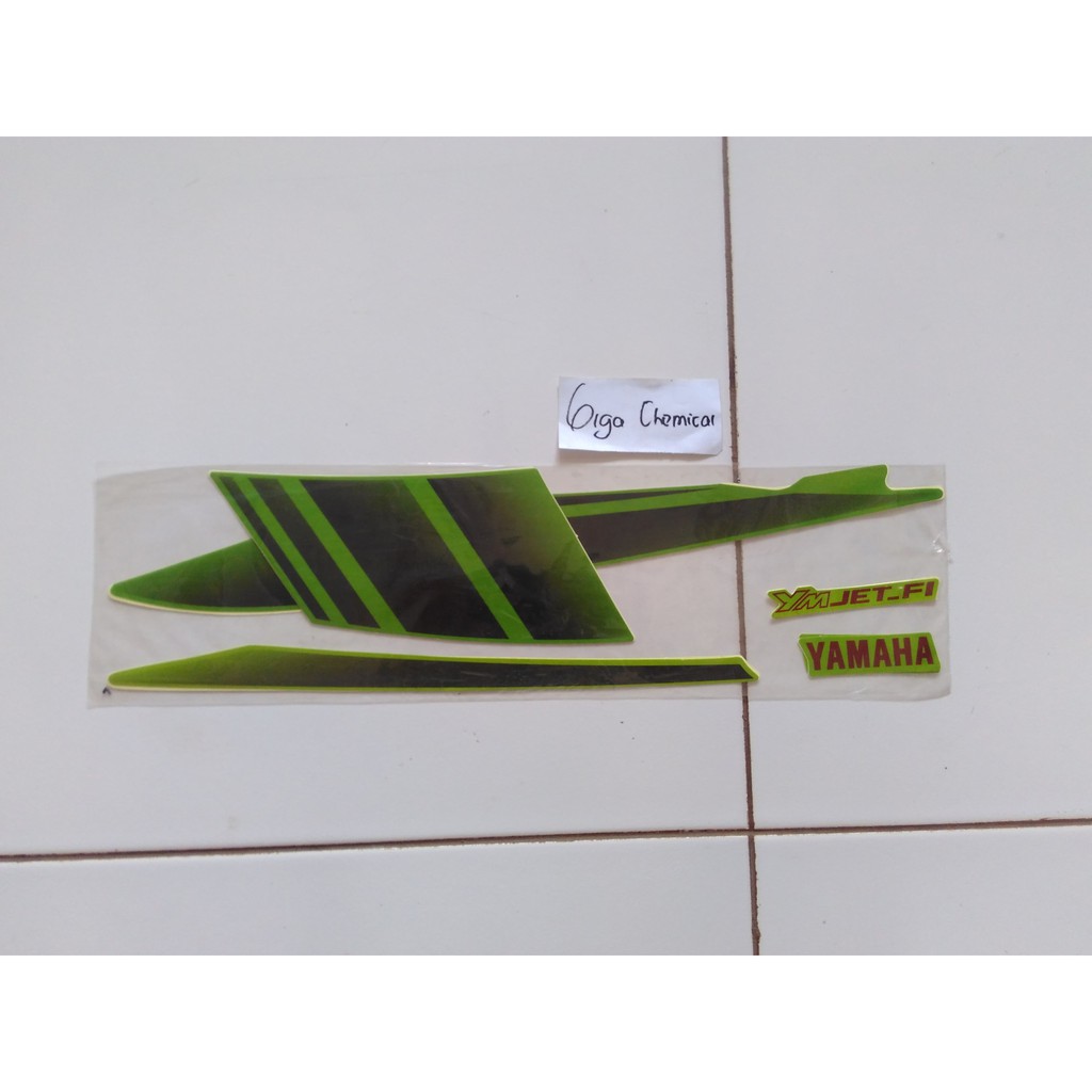 striping sticker lis mio soul gt 2012 2013 hijau