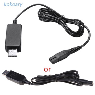 Kabel Charger Power Adapter Usb 4.3v Untuk Philips One Blade Shaver Fit Yq318 A00390 Qp2520 / 72