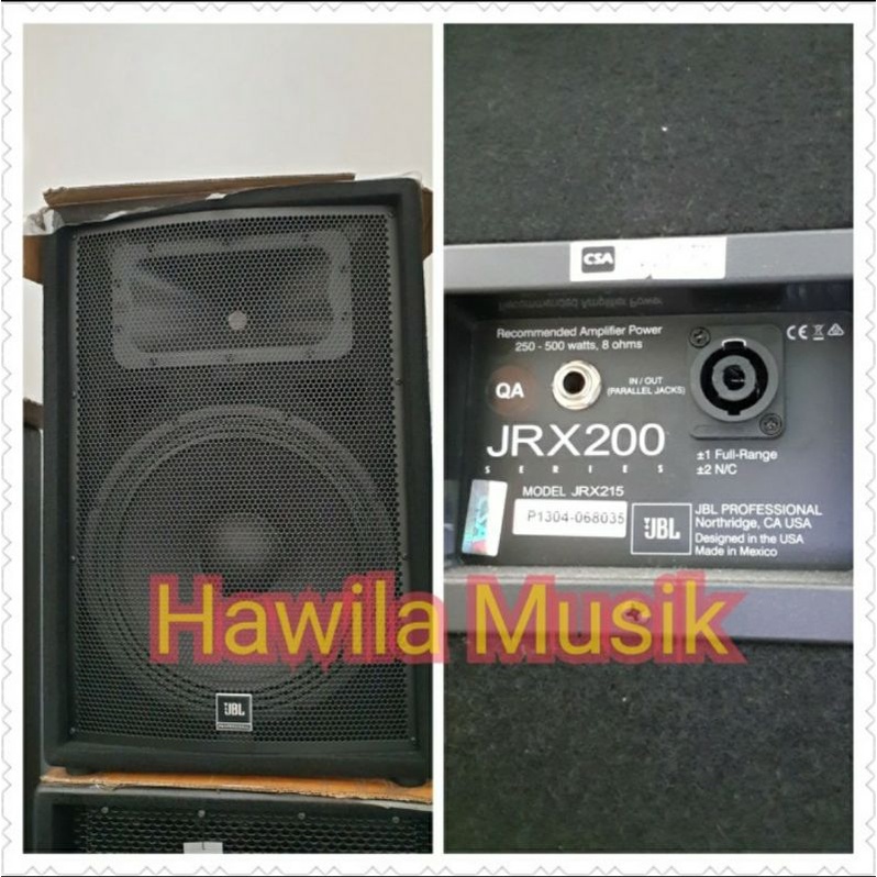 JBL JRX215 15 In Portable 2 Way Loudspeaker Original JBL (Perset)Garansi Resmi