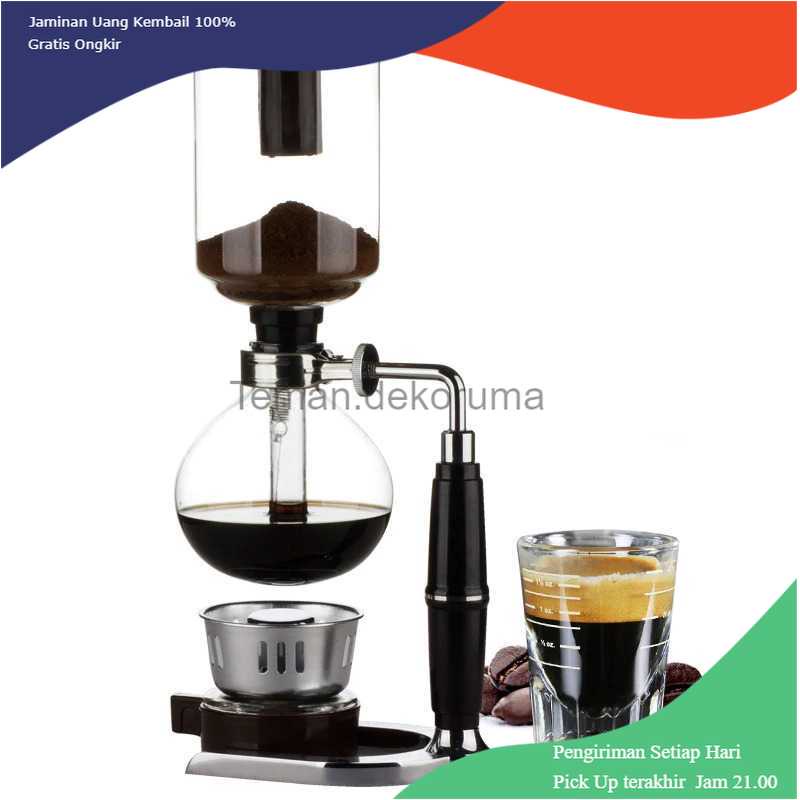 TD-DA1 Eworld Japanese Style Siphon Coffee Maker Vacuum Pot 5 Cups - JF99