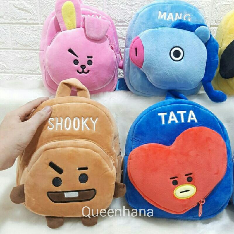 Tas Ransel Boneka Anak BTS / Backpack Anak BTS / Ransel Anak