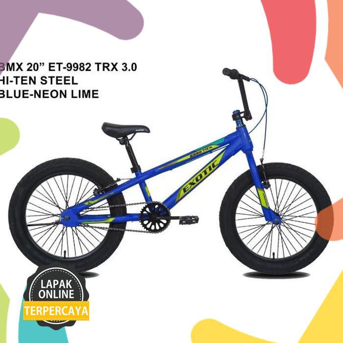 Hot Sale Sepeda Anak Bmx 20 Exotic 9982 Trx 3.0 Bmx Ban Jumbo By Pacific - Black Red Barang Original