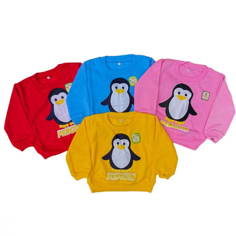TERMURAH BISA COD (WN) SWEATER PENGUIN HB COLLECTION // USIA 1-2 TAHUN // BAJU MUSIM DINGIN // OUTWE