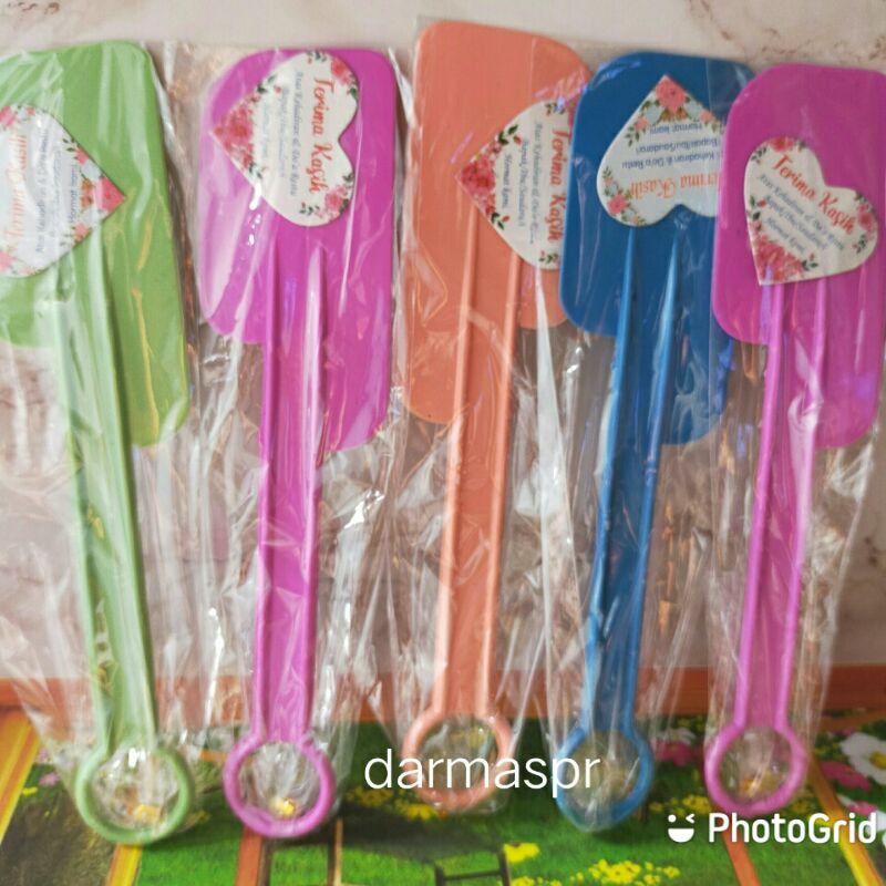 Souvenir Pernikahan Nikah Solet Sodet Spatula Polesan Cabe isi 100pcs