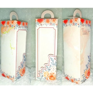 

Box souvenir botol 7x7x21 Ivory Orange