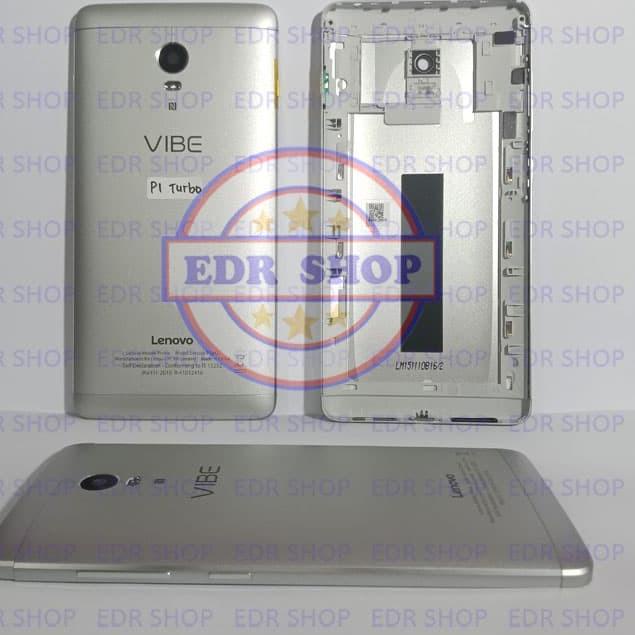 Casing Lenovo Vibe P1 Turbo P1a42 Backdoor Kesing Cover Belakang Grey
