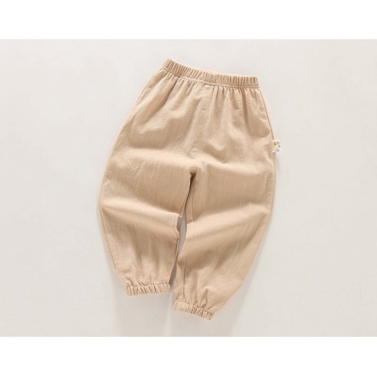 CL2-celana anak laki-laki celana kasual warna solid anak perempuan import Korea