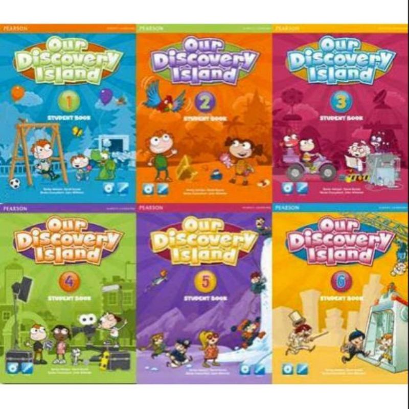 Pearson Our Discovery Island Student Book / Workbook 123456