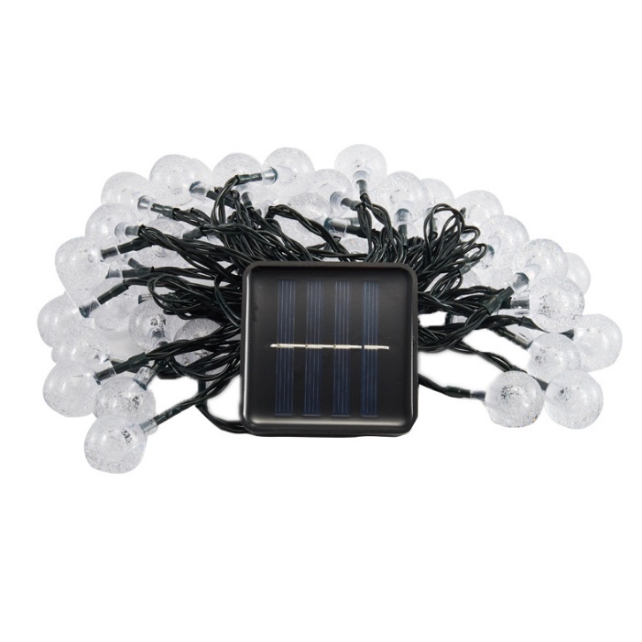 Lampu Hias Dekorasi 100 LED 12 Meter with Solar Panel - M074 - 7RLL3HMZ Mix Color