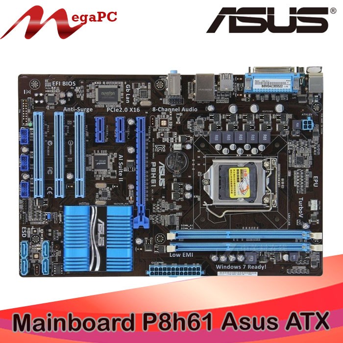 Mainboard Lga 1155 P8H61 Asus ATX