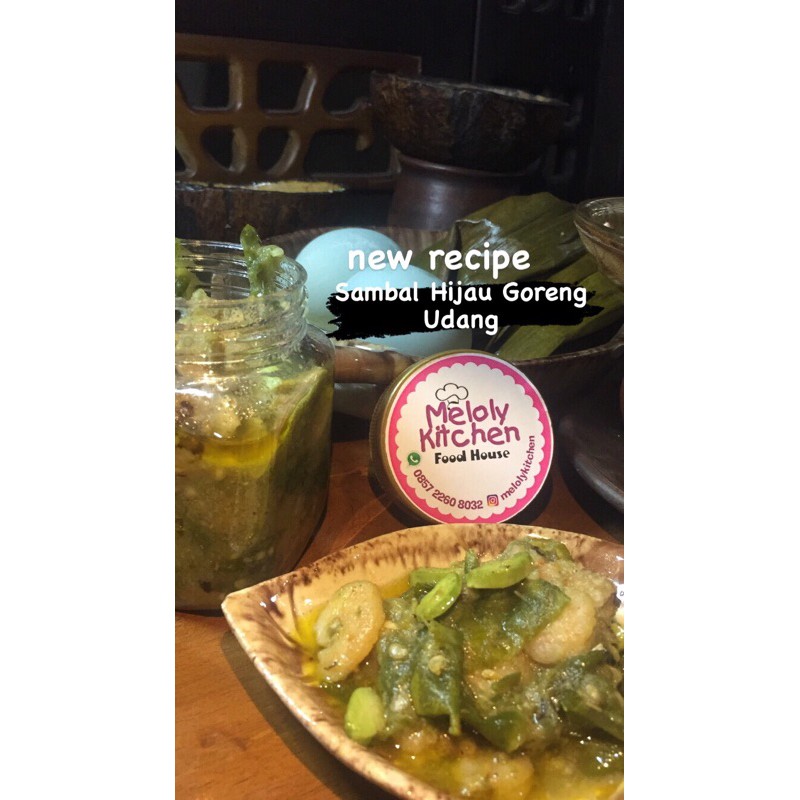 

Sambal Hijau Goreng Udang Pete/ Sambal Goreng Mengkreng Ijo (15 point)