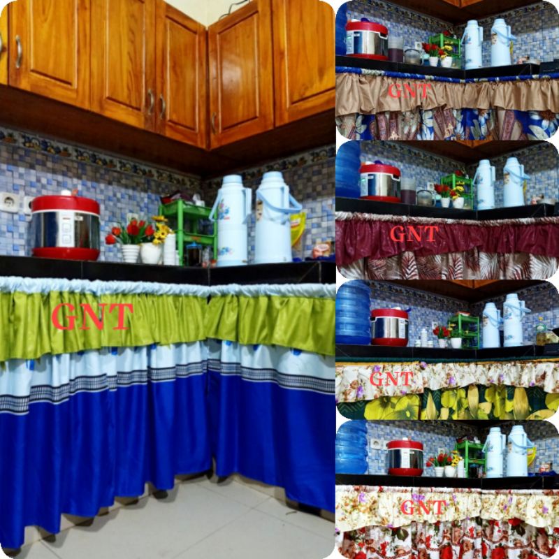 Gorden kolong/Gorden Dapur Cantik