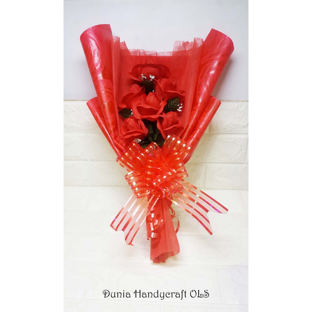 Buket Bunga Wedding Pernikahan Rangkai Bunga Flower Bouquet Romantis