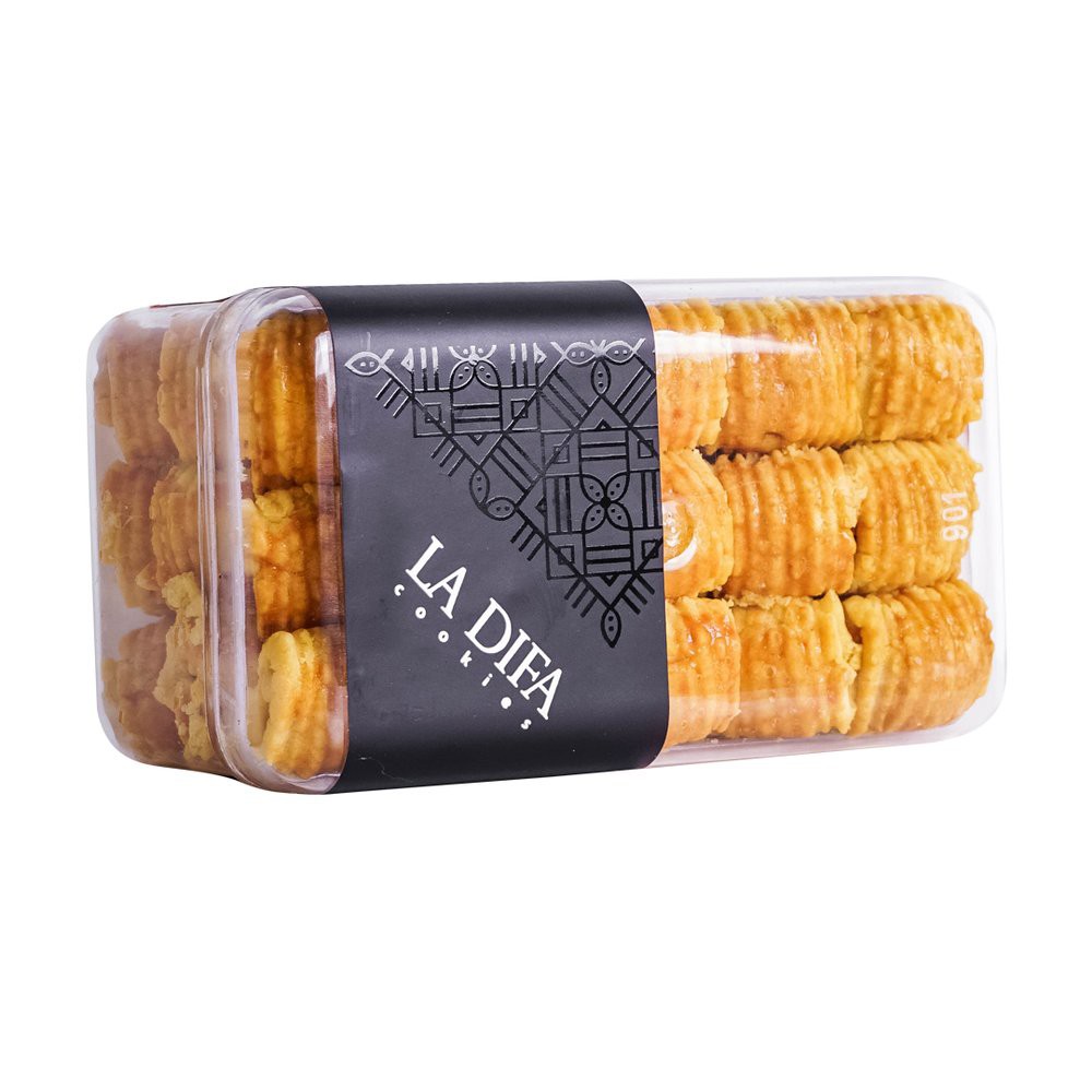 

Ladifa Cookies Pineapple Bloom Kue Kering - Square Canister Termurah