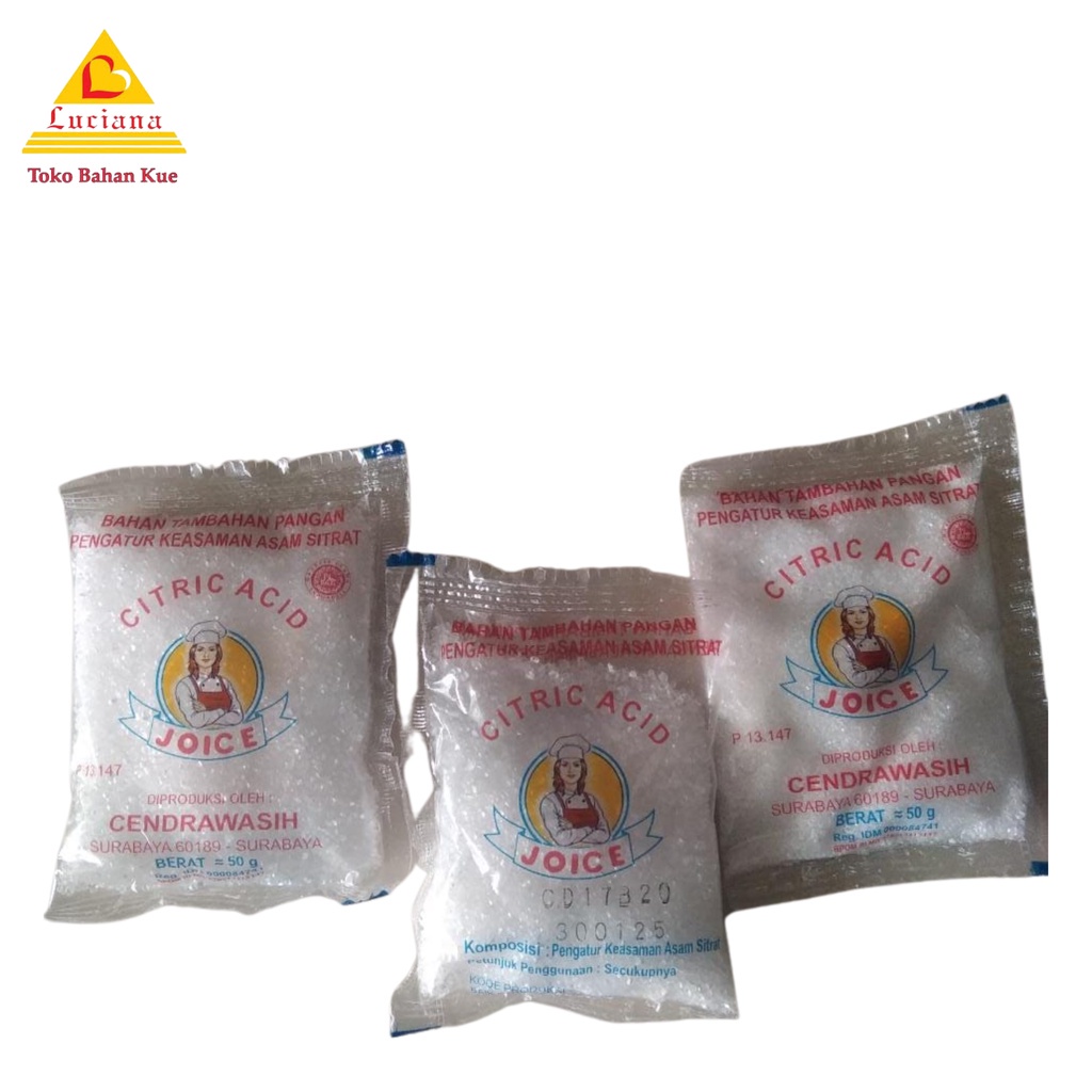 Citric Acid Monohydrate / Asam Sitrat / Asam Sitrun 50gr