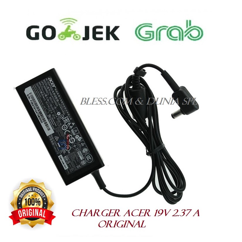 Original Adaptor Charger Acer Aspire ES1-2 Series Acer Aspire E5-422 Acer Aspire E5-522 acer 2.37a