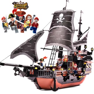 Image of thu nhỏ Pirates of the Caribbean Model Puzzle Kapal Bajak Laut Mutiara Hitam Mainan Blok Bangunan anak-anak #7
