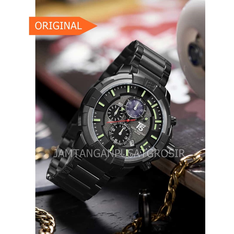 TERMURAH T5 H 3815G 3815 JAM TANGAN PRIA CHRONO WATER ORIGINAL COWOK