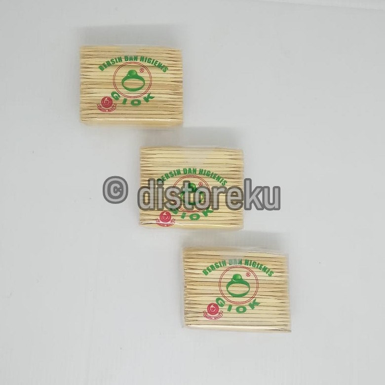 Tusuk Gigi Bambu Polos Tusuk Kue Tusuk Buah Refill Tooth Pick