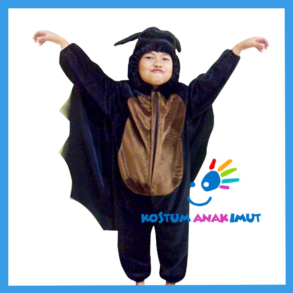 Kostum Kelelawar Baju kostum kelelawar anak Kostum binatang kelelawar anak lucu