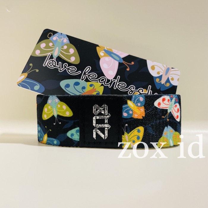 ZOX Love Fearlessly ZOTD Drop Wristband Bracelet Strap Gelang
