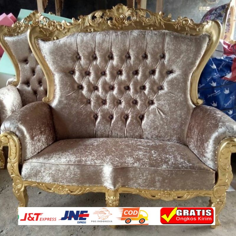 kursi syahrini 2D jati kursi manten kursi pengantin kursi pelaminan dekorasi