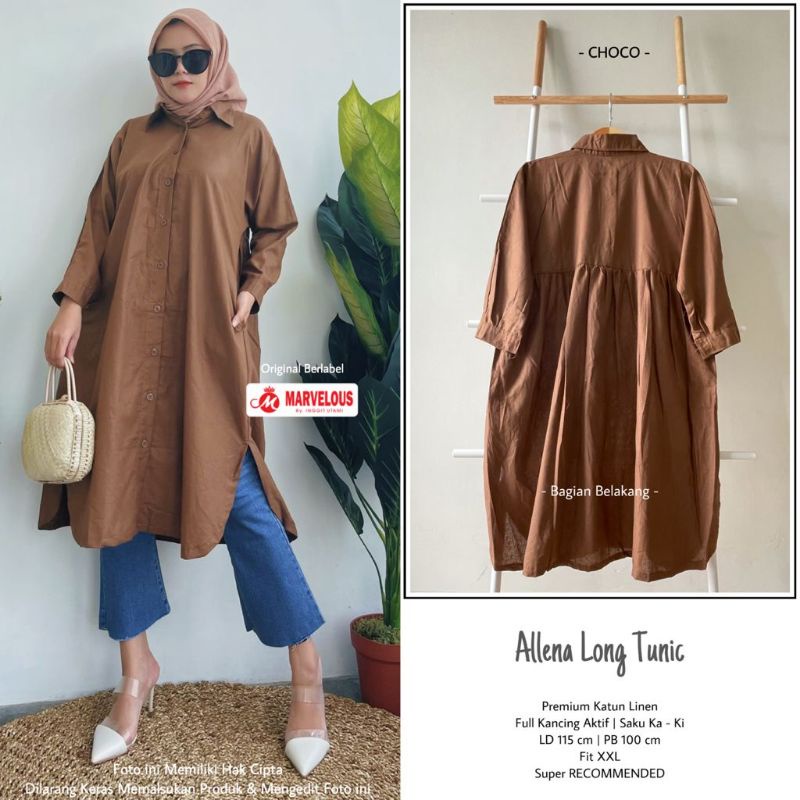allena long tunik by marvelous