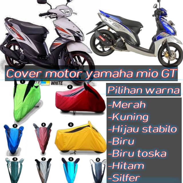 Sarung motor Yamaha Mio GT/Cover motor Yamaha Mio GT/Selimut Motor Yamaha Mio GT/Yamaha