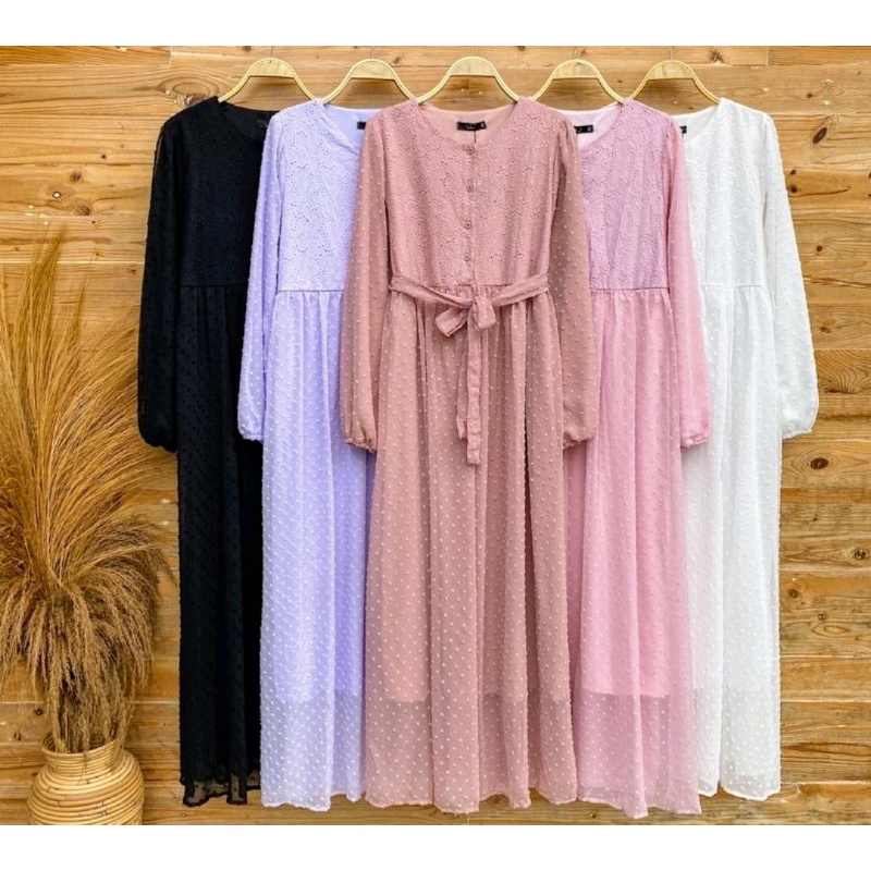 Rubiah dress import LFY