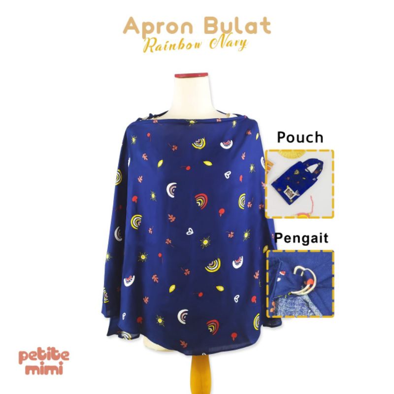 Petite mimi apron bulat full nursing - cover ibu menyusui