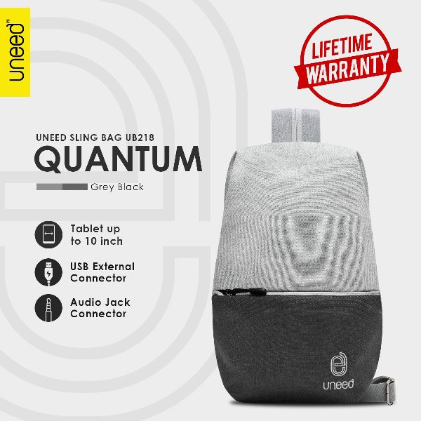 UNEED Quantum Tas Selempang Pria Tas Sling Bag - UB218 - Original