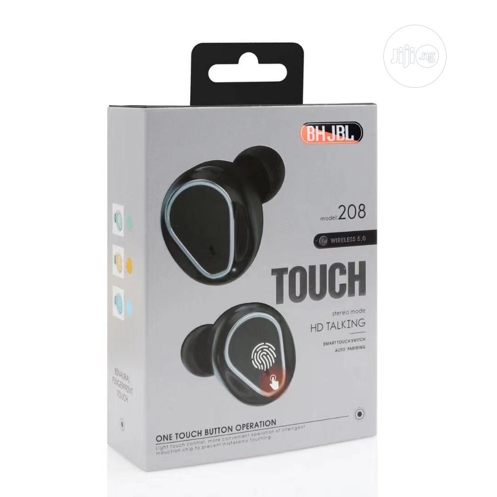 Earphone headset handsfree BLUETOOTH JBL TWS 208